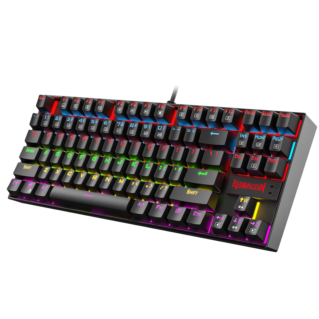 REDRAGON K552 RAINBOW KUMARA USB GAMING RED SWITCH KEYBOARD – TechCure India