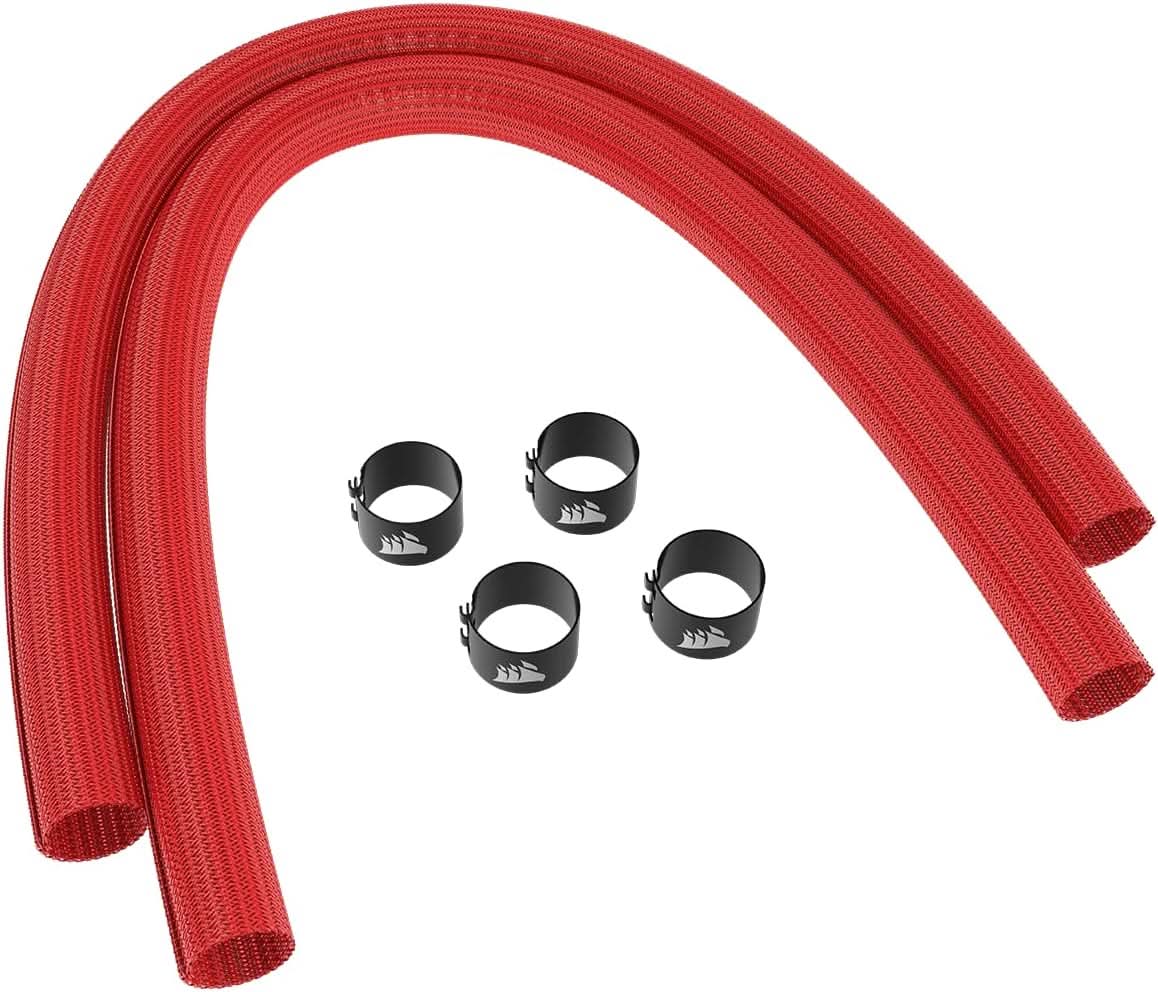 CORSAIR TUBING SLEEVING KIT 450MM RED – TechCure India