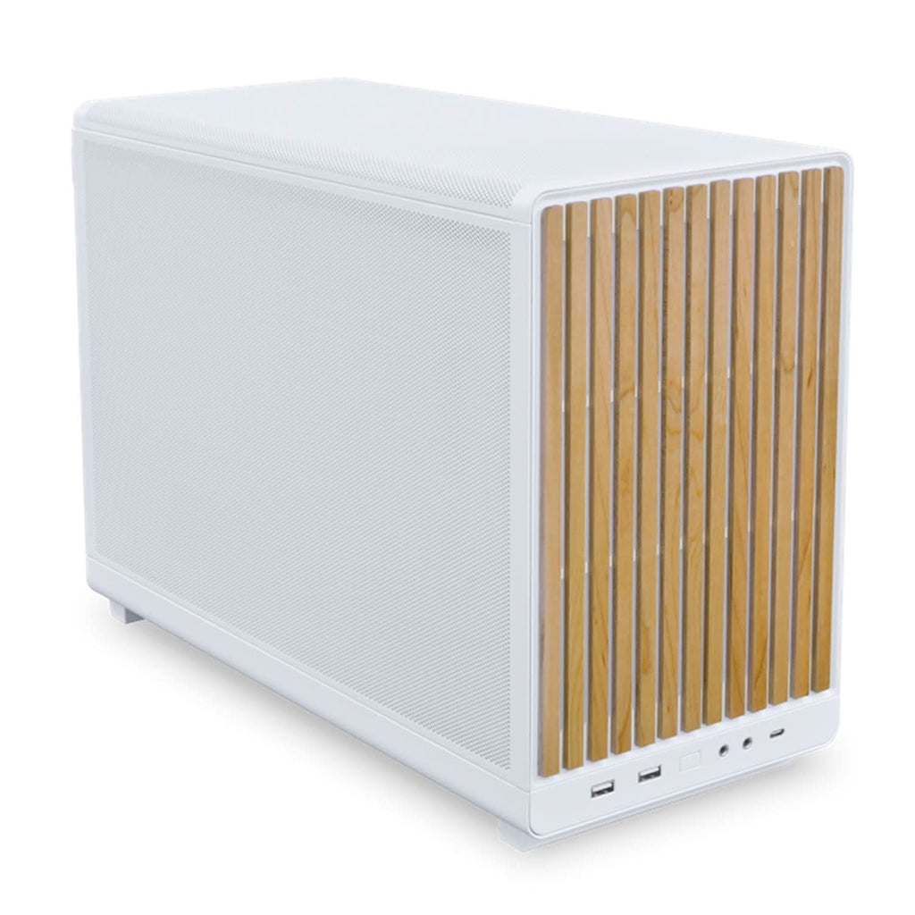 LIAN LI A3-MATX WOODEN PANEL MINI-TOWER GAMING CABINET - WHITE G99.A3W-WD.IN – TechCure India