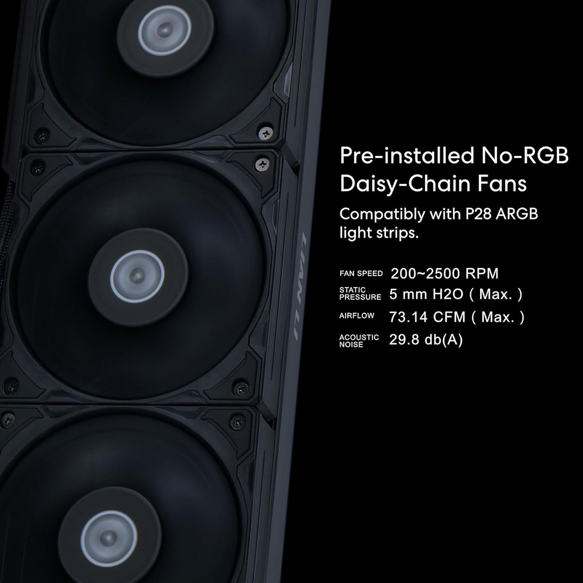 LIAN LI HYDROSHIFT LCD 360S LIQUID COOLER WITH HEATSINK- BLACK (G89.GHSLCD36SB.IN) – TechCure India