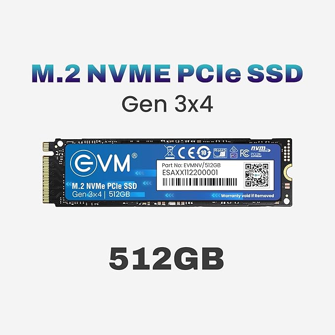 EVM 512GB NVME M.2 SSD EVMNV/512GB – TechCure India