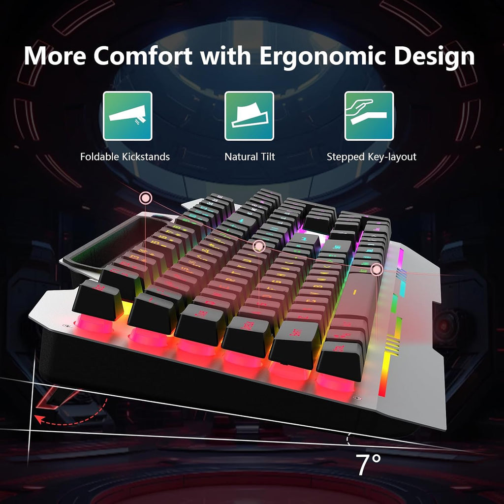 AULA T102 MEMBRANE GAMING KEYBOARD – TechCure India