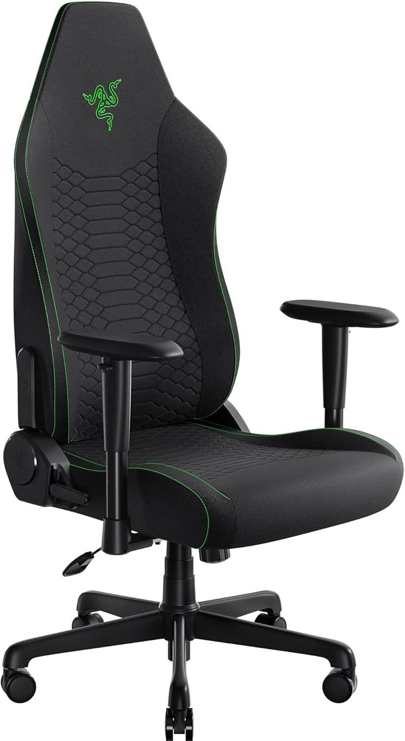 RAZER ISKUR V2 X - GAMING CHAIR BLACK FABRIC - RZ38-05310100-R3UA – TechCure India