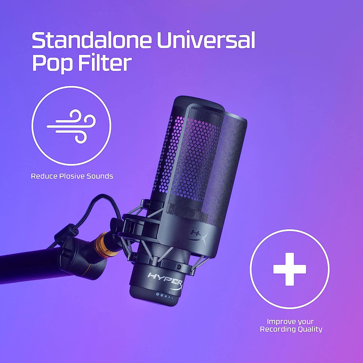 HyperX Shield Microphone Pop Filter – TechCure India