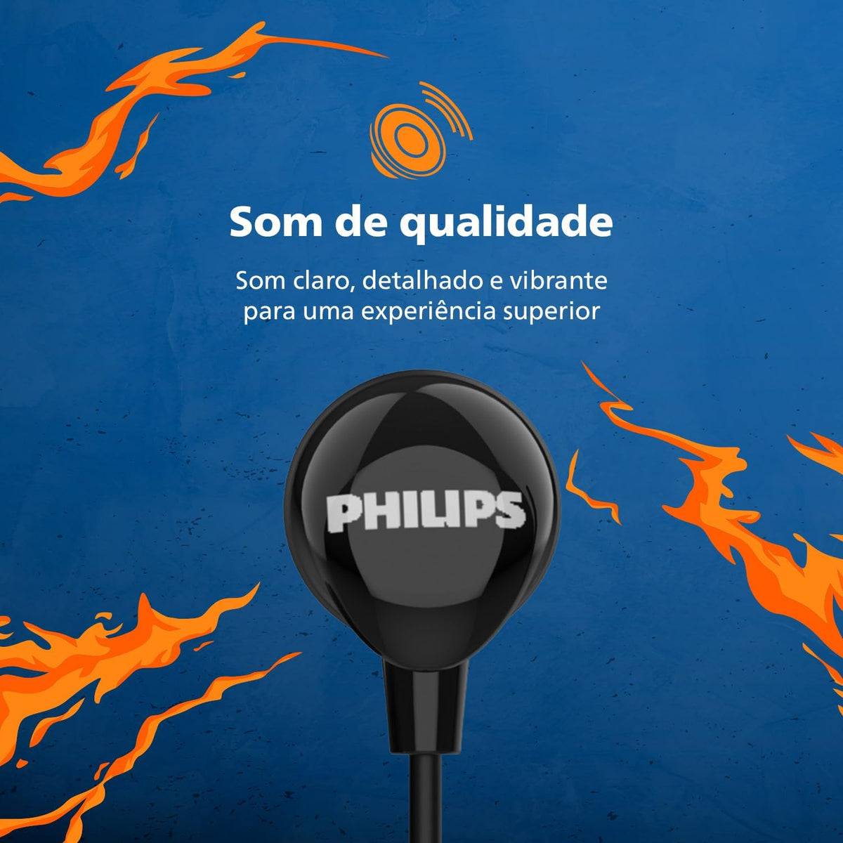 PHILIPS, FONE DE OUVIDO COM MICROFONE, TAE2146BK/00, COM FIO USB-C DE 1,2 METROS, INTRA-AURICULAR BLACK – TechCure India