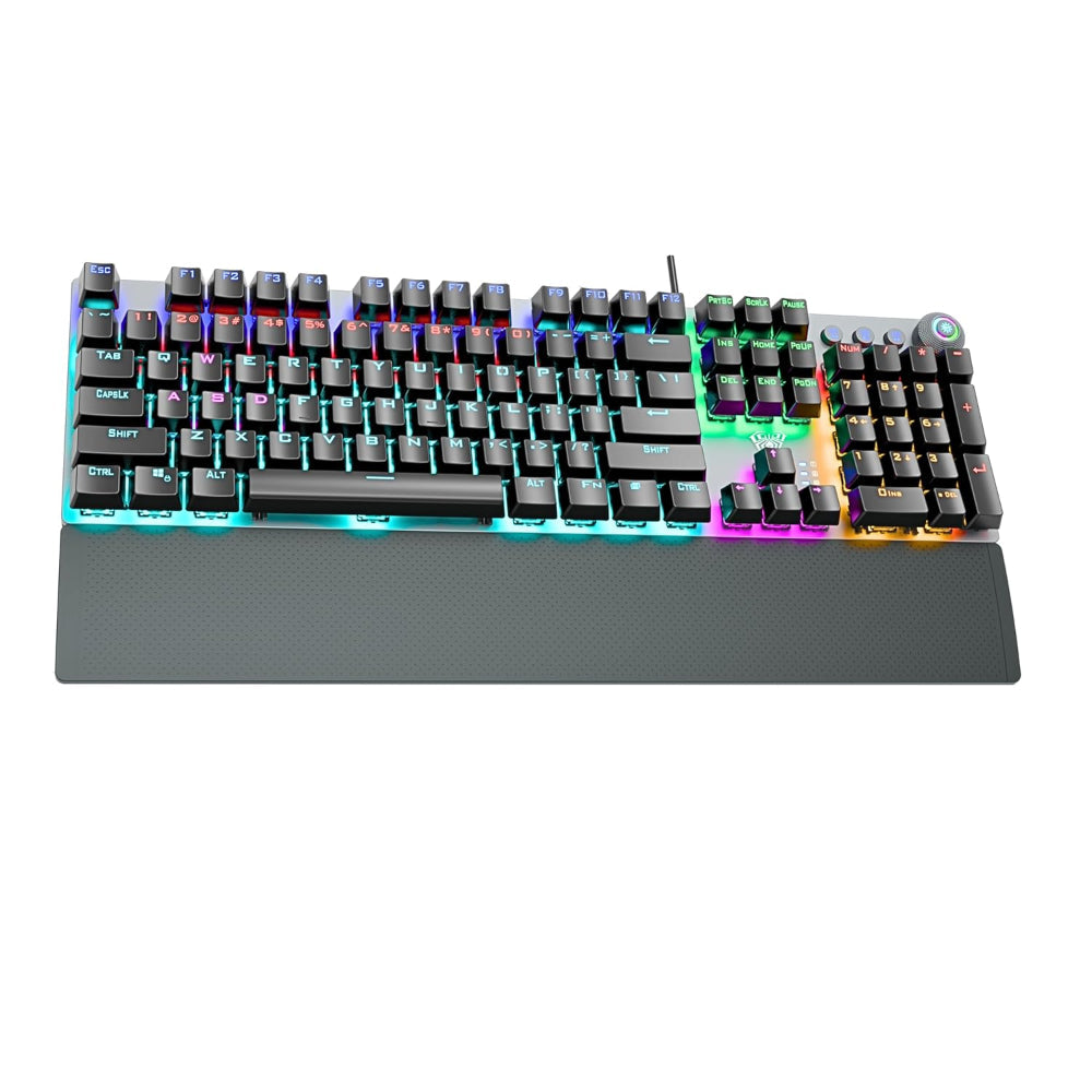 AULA F2058 Full Size Wired Mechanical Gaming Keyboard ( Black ) ( Clicky Blue Switch ) ( F2058 ) - 2