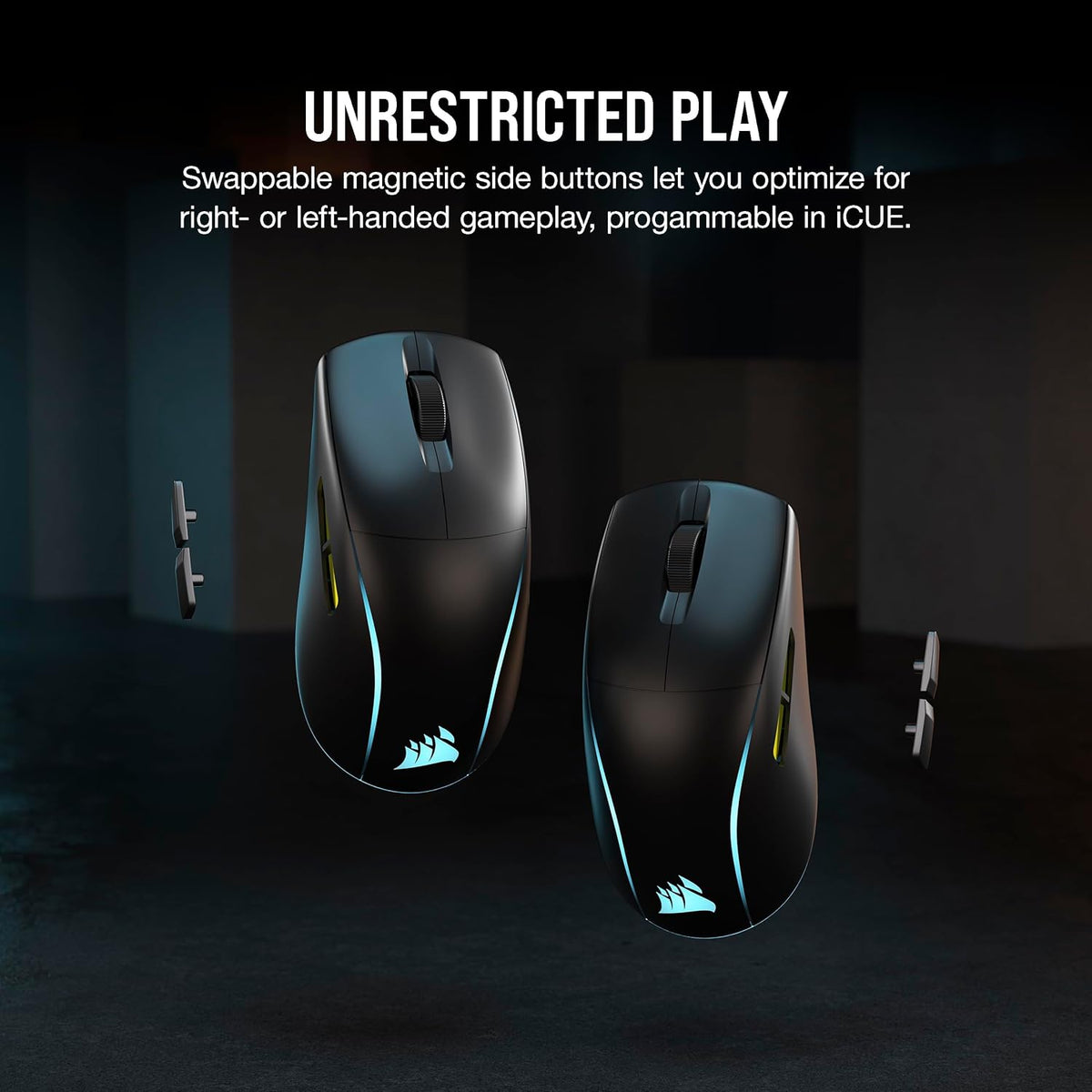 CORSAIR M75 WIRELESS LIGHTWEIGHT RGB GAMING MOUSE BLACK CH-930D010-AP – TechCure India