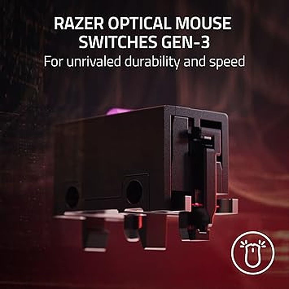 RAZER Cobra Pro Wireless Ergonomic Gaming Mouse ( Rz01-04660200-R3U1 ) ( 30000DPI / 8 Macro Buttons ) ( White ) - 2