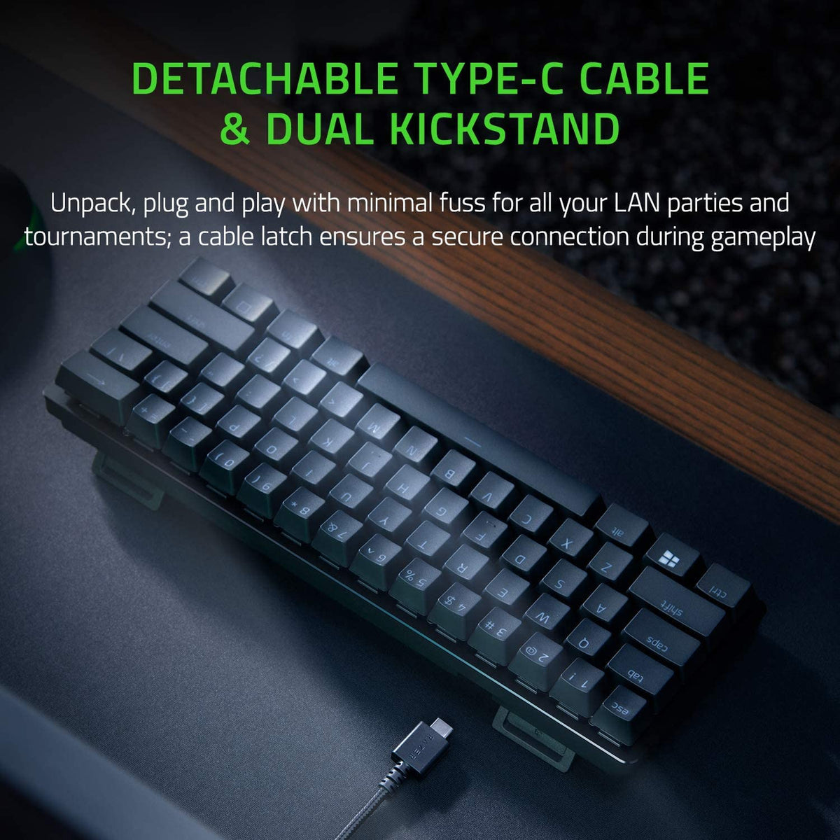 RAZER HUNTSMAN MINI PURPLE SWITCH GAMING KEYBOARD RZ03-03390100-R3M1 – TechCure India