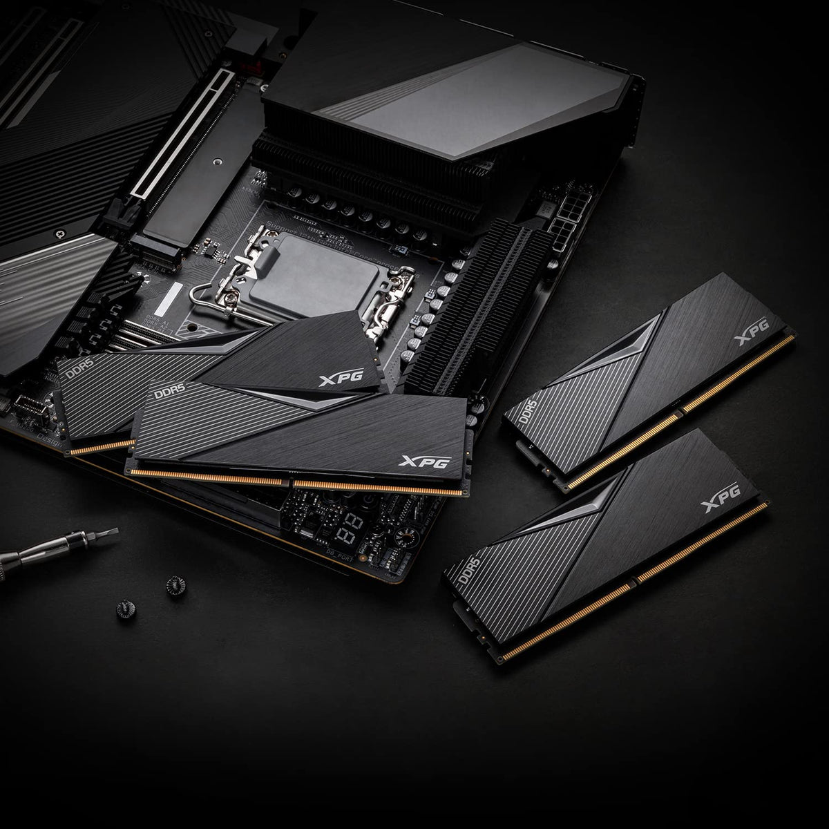 ADATA XPG LANCER DDR5 32GB RAM U-DIMM 5600MHZ CL46 - BLACK (AX5U5600C4632G-CLABK) – TechCure India