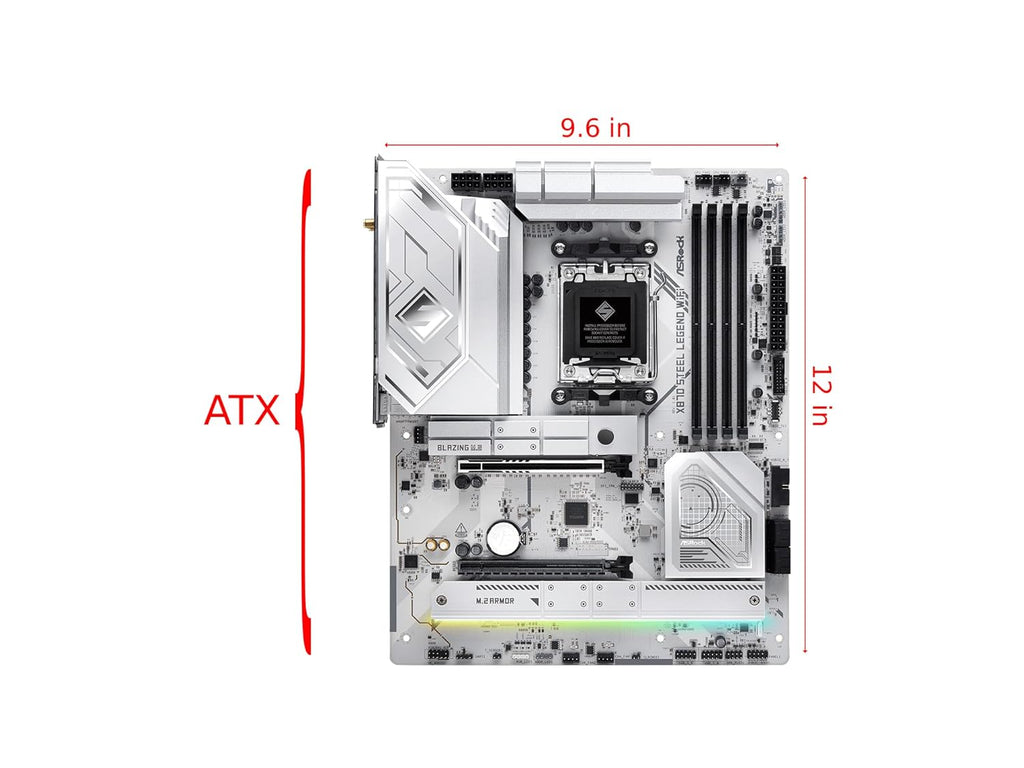 ASROCK X870 STEEL LEGEND WIFI MOTHERBOARD – TechCure India
