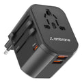 Ambrane ATA-01 4 in 1 Universal Travel Adapter - Black – TechCure India