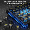 AULA F2183 TKL RGB Wireless Bluetooth Mechanical Gaming Keyboard ( Black ) ( Clicky Blue Switch ) (‎F2183) - 6