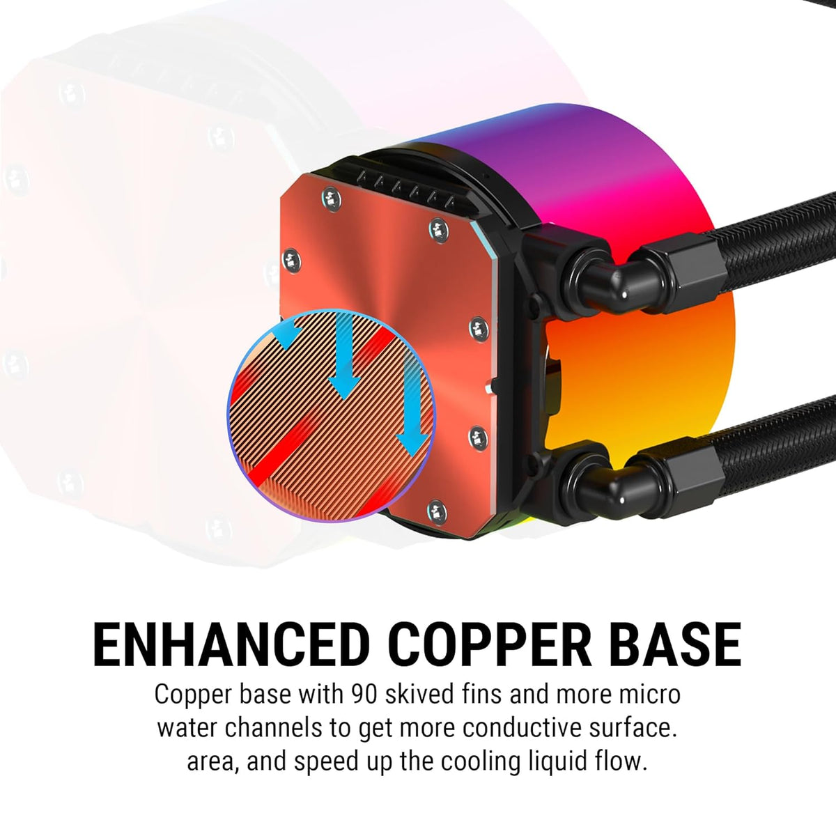 ANT ESPORTS ICE CHROMA ML240 ARGB 240MM CPU LIQUID COOLER BLACK – TechCure India
