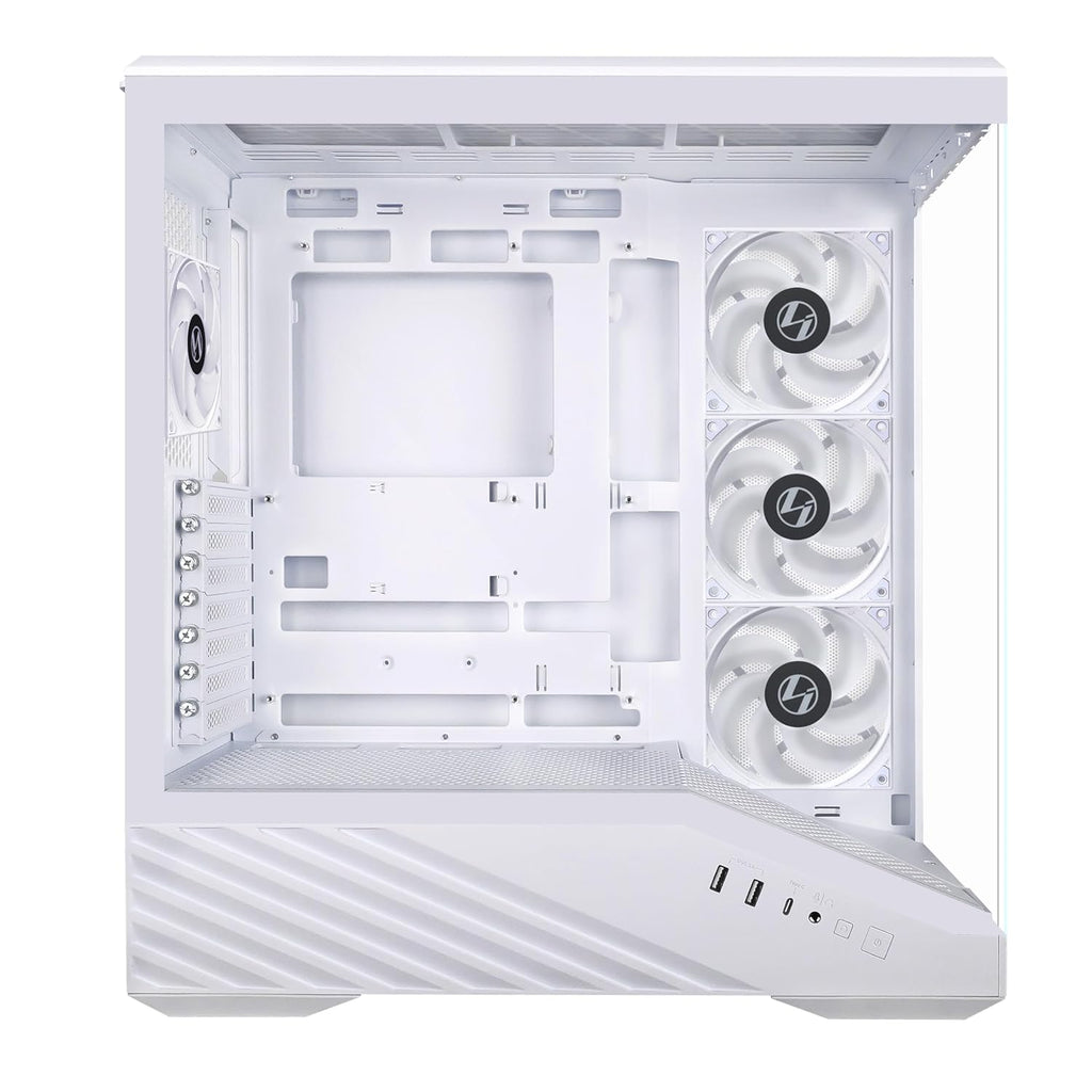 LIAN LI V100 VECTOR ATX MID-TOWER PC CASE , WHITE (G99.V100RW.IN) – TechCure India