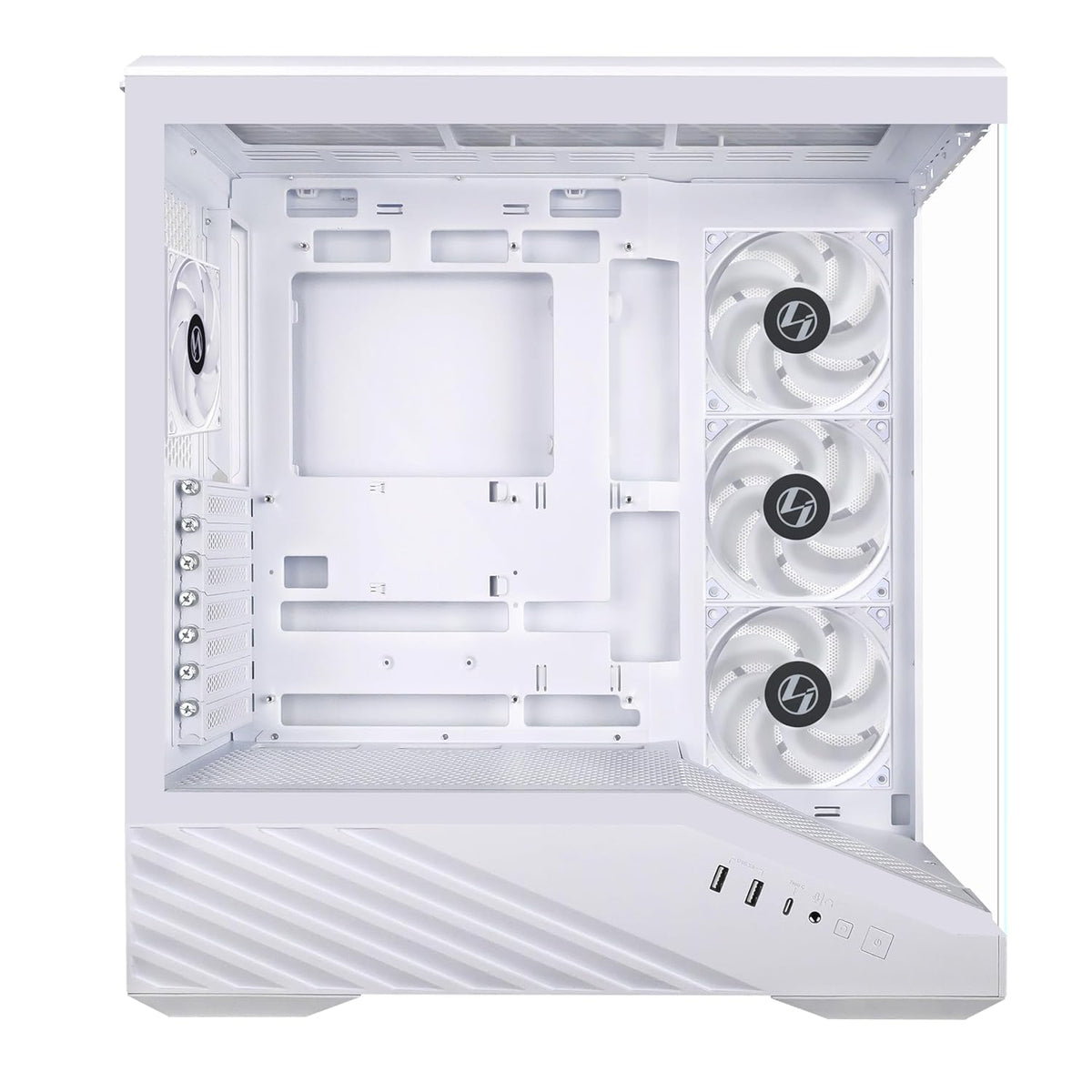 LIAN LI V100 VECTOR ATX MID-TOWER PC CASE , WHITE (G99.V100RW.IN) – TechCure India