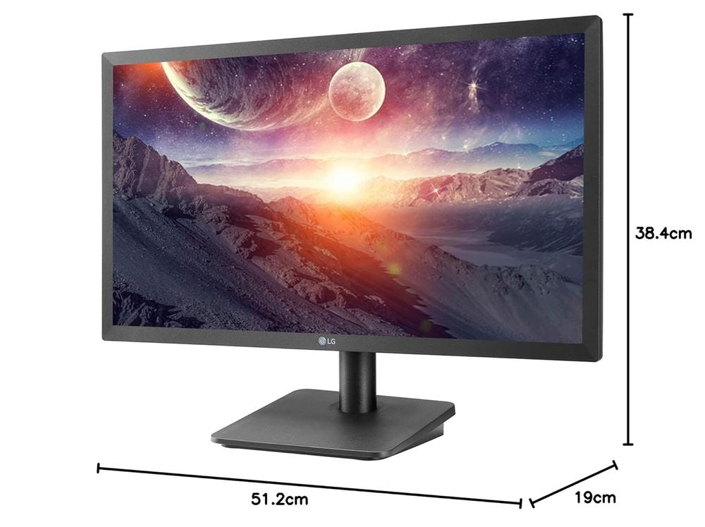 LG 22MP410 21.5 Inch FHD 75Hz VA Panel 99% SRGB 5MS AMD Freesync VA Gaming Monitor - 2