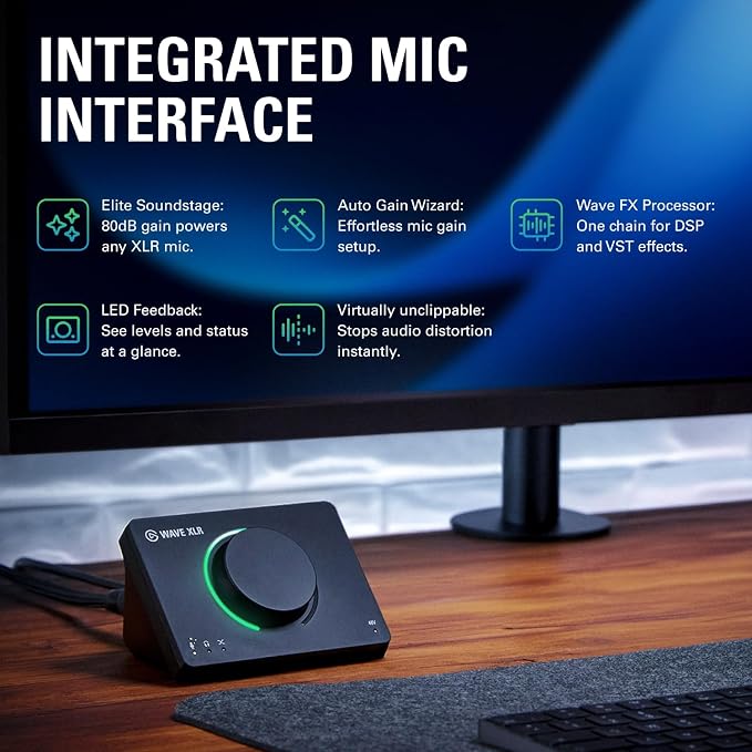 Elgato Wave XLR MK.2 USB Audio Interface and DSP Mixer – TechCure India