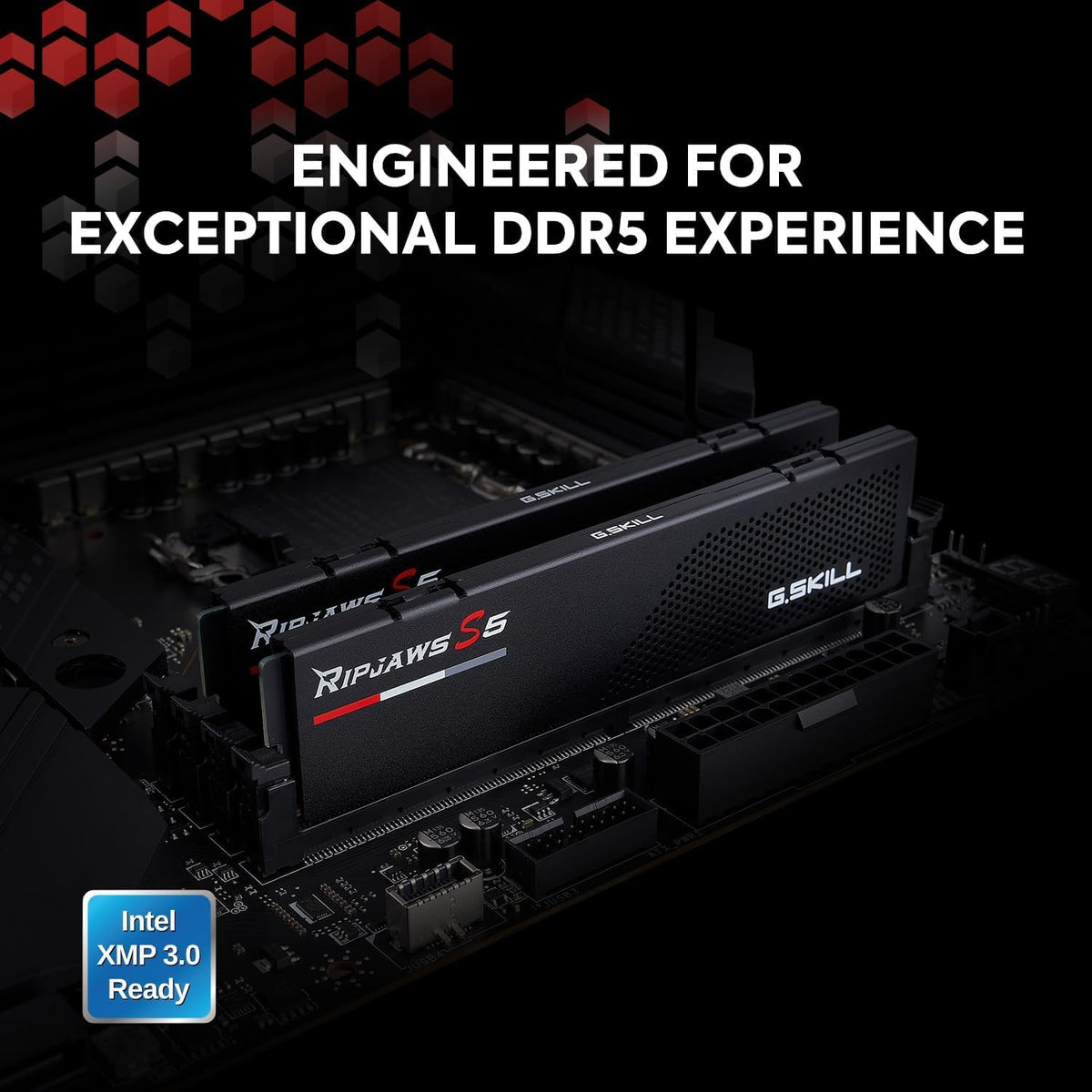 G.SKILL RIPJAWS S5 INTEL XMP 32GB DDR5 5200 MHZ F5-5200J4040A32GX1-RS5K CL40 RAM – TechCure India