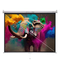 Zebronics PSH84A 84" Manual Projector Screen – TechCure India