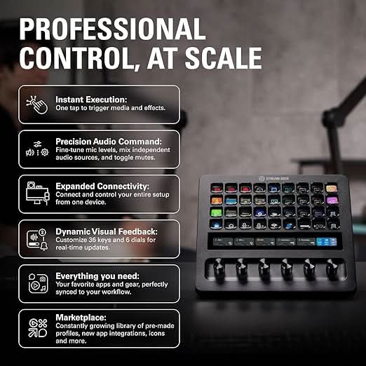 Elgato Stream Deck + XL Customizable Control Platform with Macro Keys for PC and Mac – TechCure India