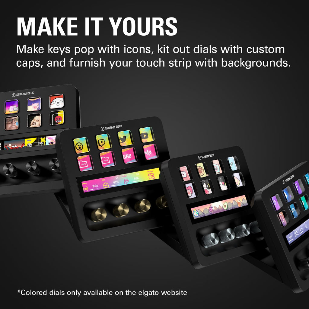 ELGATO STREAM DECK +,AUDIO MIXER,PRODUCTION CONSOLE AND STUDIO CONTROLLER AND FOR CONTENT CREATORS,STREAMING,GAMING 10GBD9901 – TechCure India