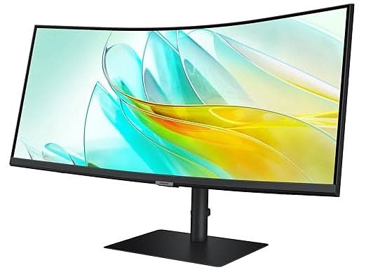 Samsung 34 Inch ViewFinity S6 Curved Monitor Ultrawide WQHD LS34C650UAWXXL – TechCure India