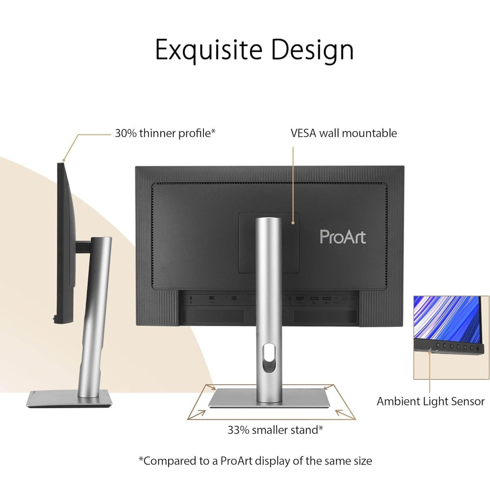 ASUS ProArt PA24ACRV 24 Inch 2K QHD 75Hz IPS Panel 100% SRGB 5MS Adaptive Sync Professional Monitor - 2