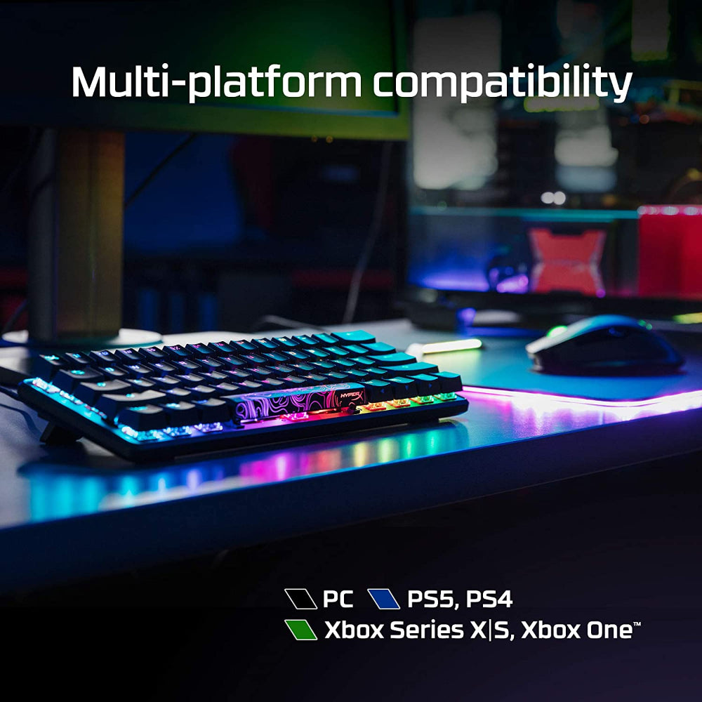 HYPERX Alloy Origins RGB 60% Mechanical Gaming Keyboard (Red Linear Switches) - 6