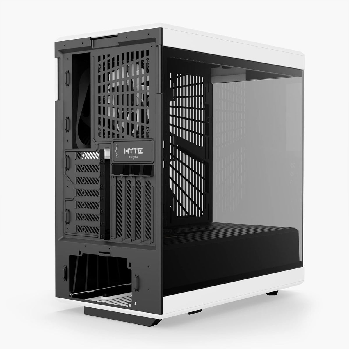 HYTE Y40 (ATX) MID TOWER CABINET (BLACK AND WHITE) CS-HYTE-Y40-BW – TechCure India
