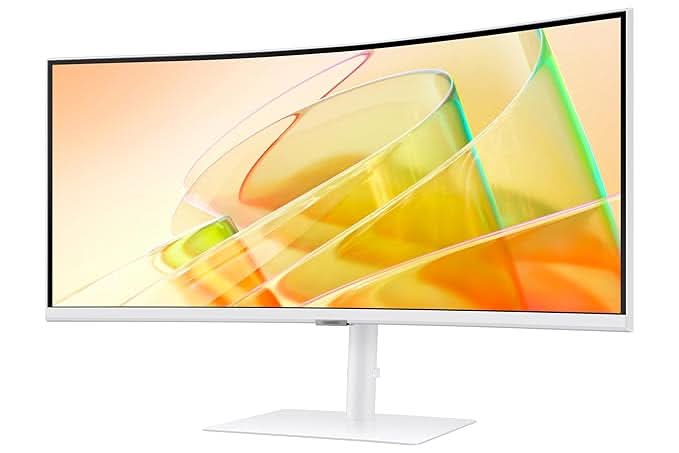 Samsung 34 Inch ViewFinity S6 Curved Monitor with Thunderbolt 4 Ultrawide WQHD Monitor LS34C650TAWXXL – TechCure India