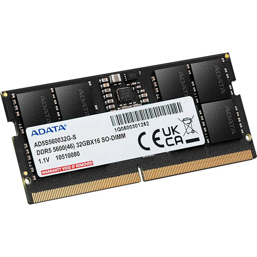 ADATA 32GB (1X32GB) 5600MHZ CL46 SO-DIMM LAPTOP RAM (AD5S560032G-S) – TechCure India