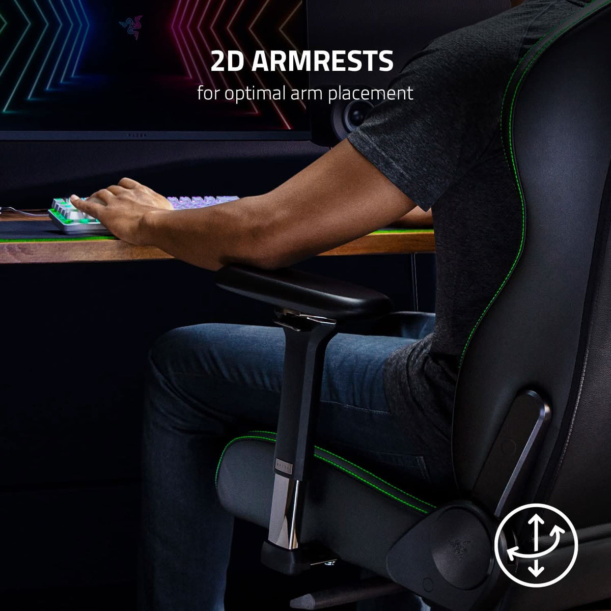 RAZER ENKI X - ESSENTIAL GAMING CHAIR -RZ38-03880100-R3U1 – TechCure India
