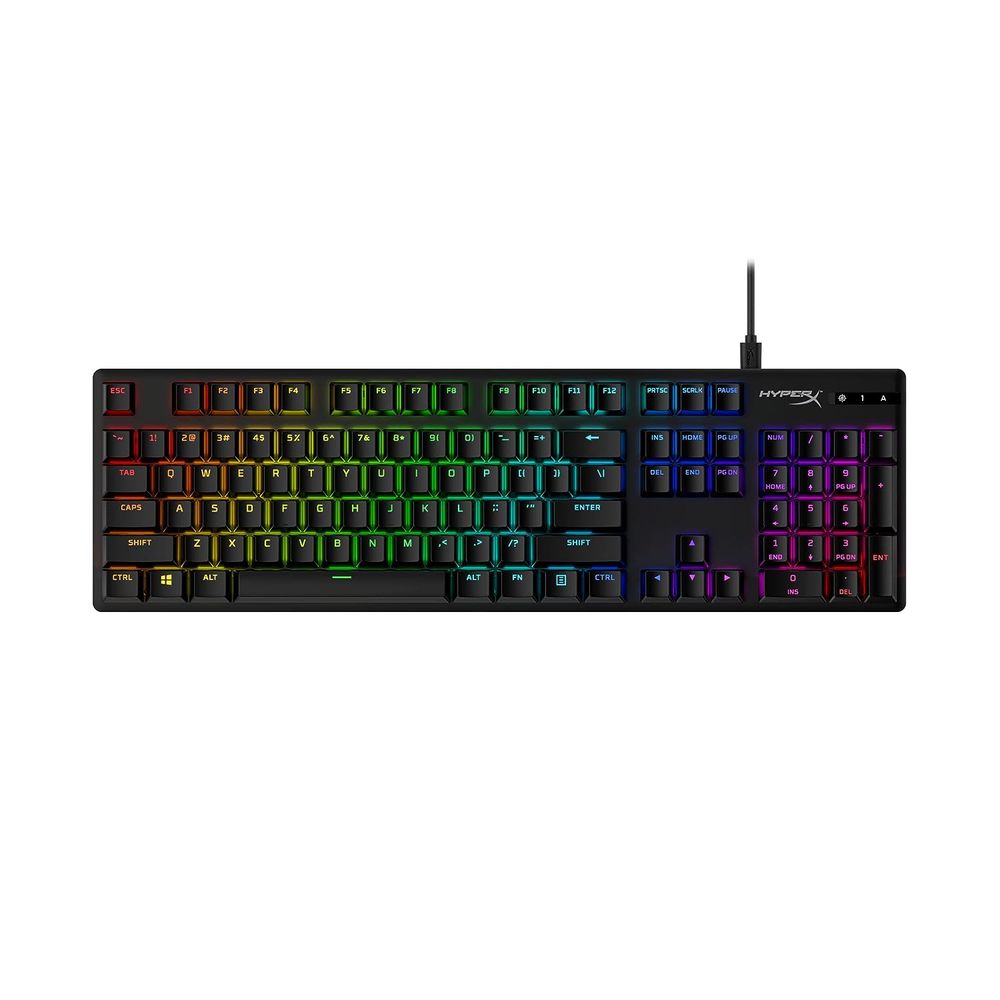 HYPERX PBT Keycaps (Black) Full Key Set - English (US) - 4