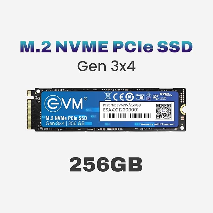 EVM 256GB NVME M.2 SSD EVMNV/256GB – TechCure India