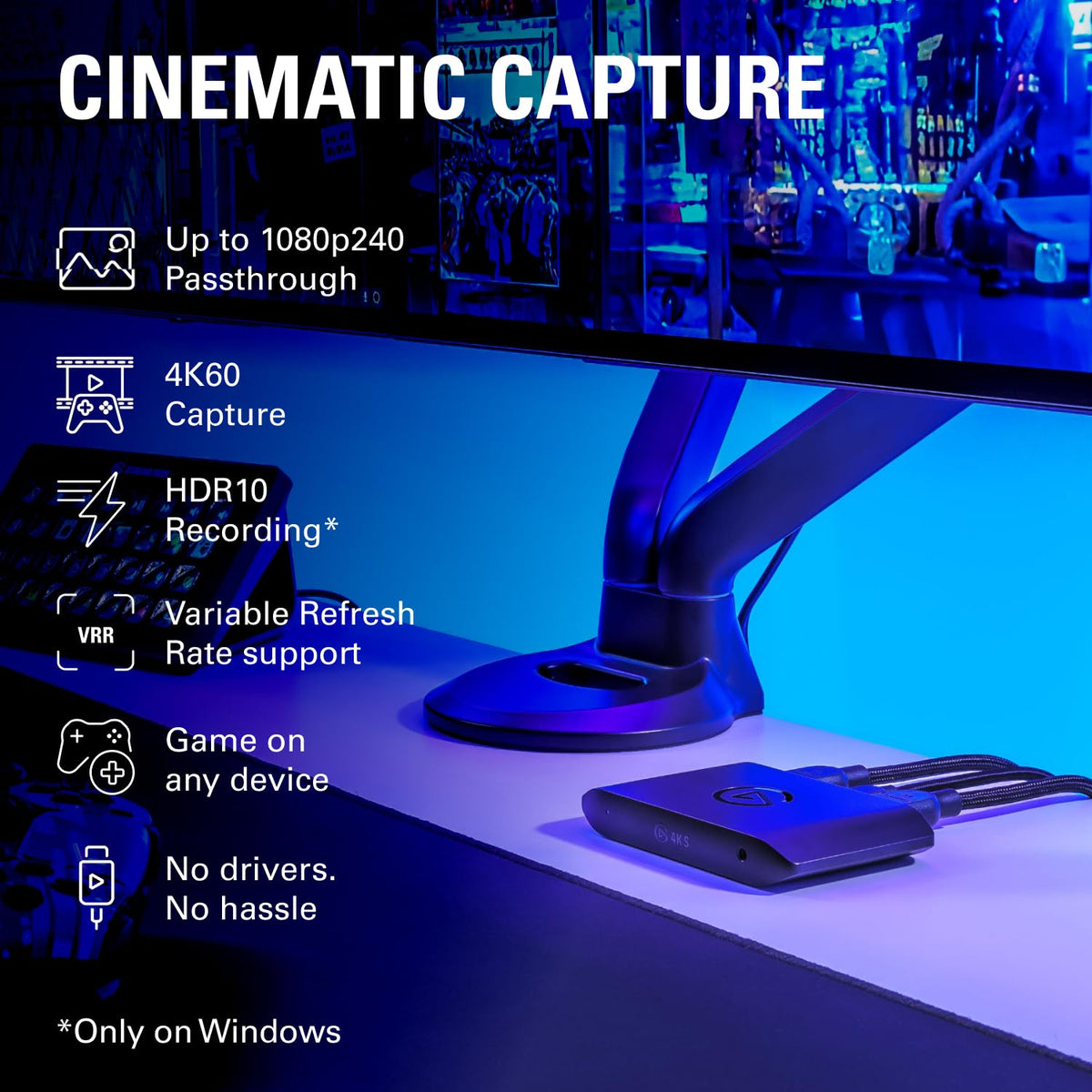 ELGATO 4K S EXTERNAL CAPTURE CARD 10GBR9901 – TechCure India