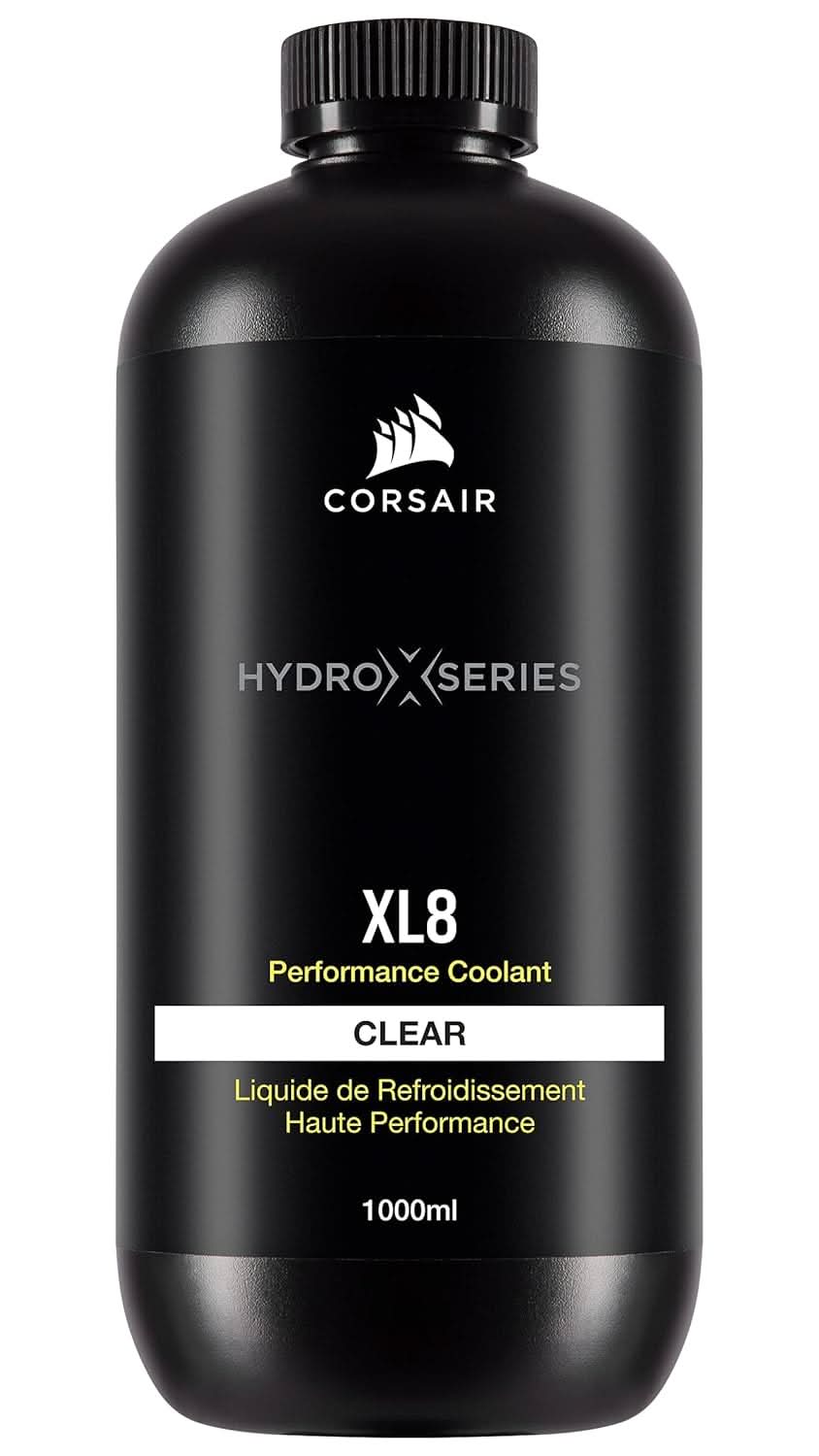 CORSAIR HYDRO X SERIES XL8 PERFORMANCE COOLANT 1L - CLEAR XL8 CLEAR (CX-9060007-WW) CLEAR (TRANSPARENT) – TechCure India