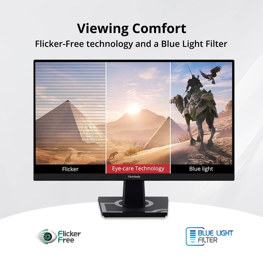 VIEWSONIC VX2405-P-MHD 24 Inch FHD 144Hz IPS Panel 120% SRGB 1MS AMD Freesync IPS Gaming Monitor – TechCure India