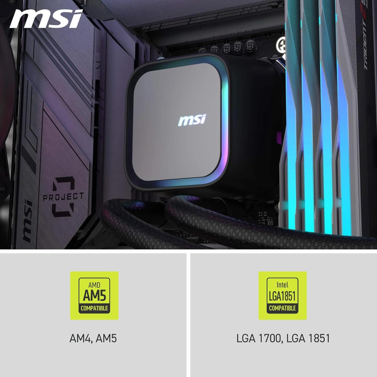 MSI MAG CORELIQUID A13 240 AIO CPU LIQUID COOLER BLACK – TechCure India
