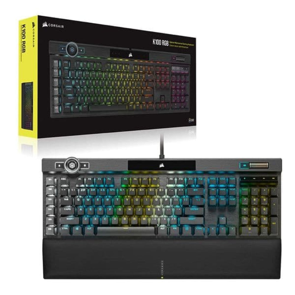 CORSAIR K100 Full Size Mechanical Wired Gaming Keyboard ( Black ) ( CH-912A01A-NA ) - 2