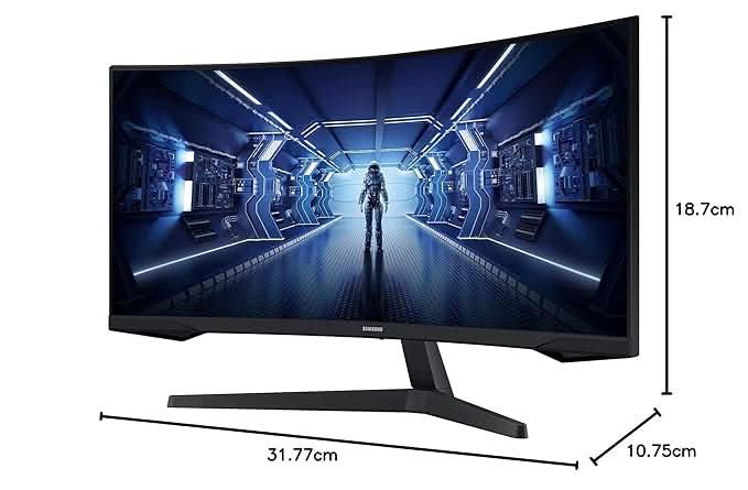 Samsung 34 Inch WQHD Odyssey G5 Curved Gaming Monitor – TechCure India