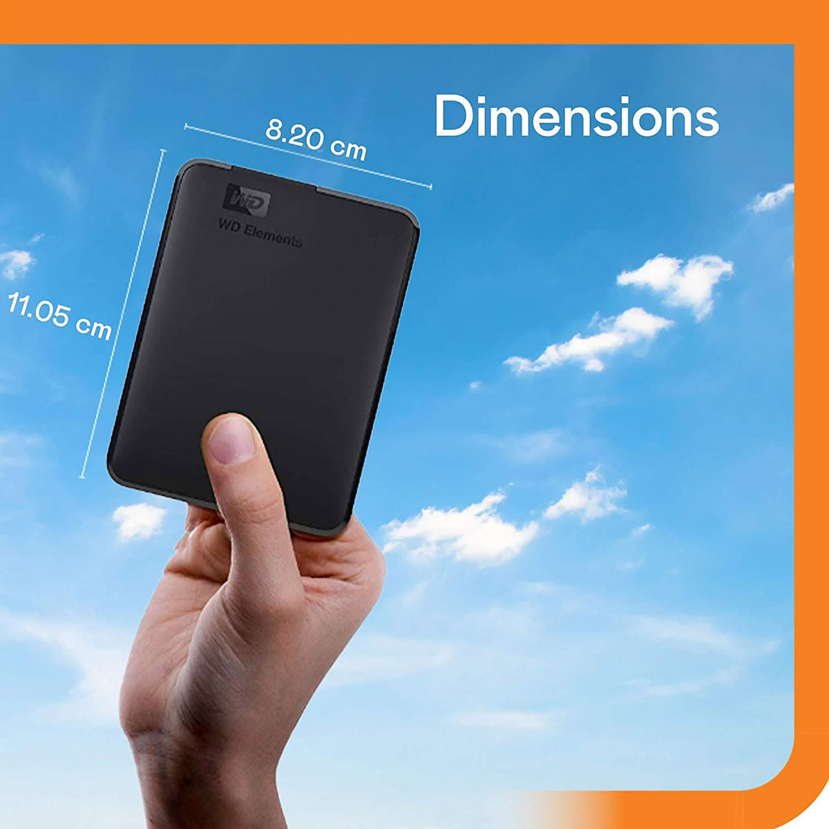 WESTERN DIGITAL 4TB ELEMENTS PORTABLE EXTERNAL HARD DRIVE – TechCure India