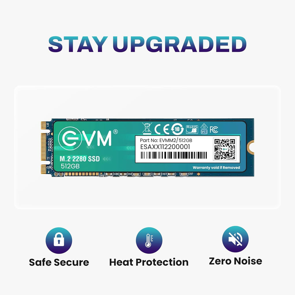 EVM 512GB M.2 INTERNAL SATA SSD EVMM2/512GB – TechCure India
