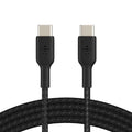Belkin USB-IF Certified Braided 60 W USB-C to USB-C (Type C) Charge cable, 6.6 Feet / 2 Meter, Black – TechCure India