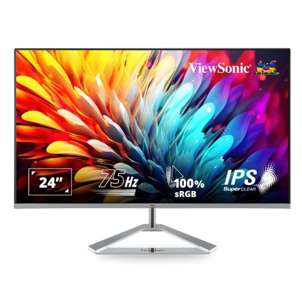 ViewSonic VX2476-SH 24" FHD IPS Monitor 75Hz – TechCure India
