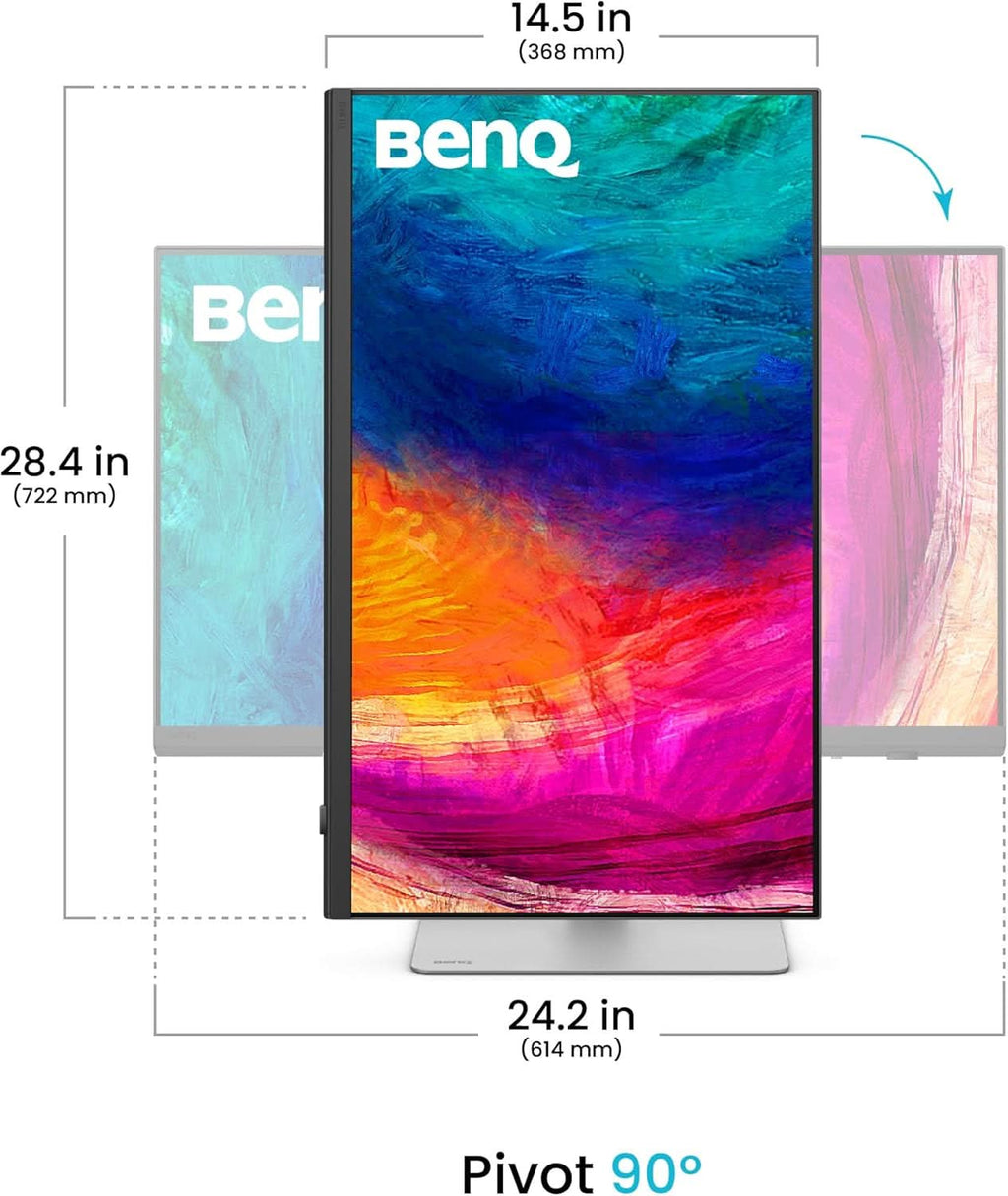 BENQ PD2730S 27 5K MONITOR, 90W THUNDERBOLT 4 DAISY CHAIN MONITOR WHITE – TechCure India