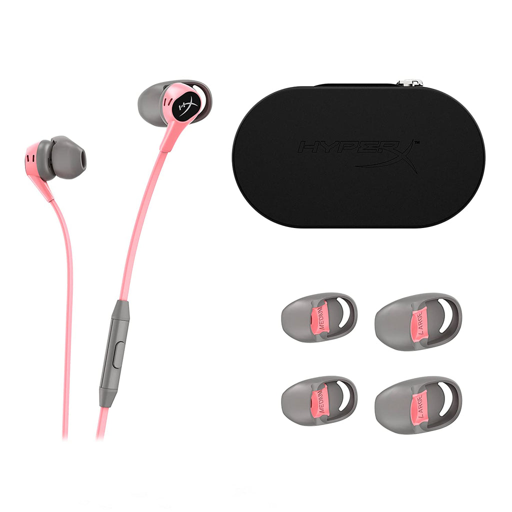 HYPERX Cloud Earbuds Gamine Earphones (Pink) - 3