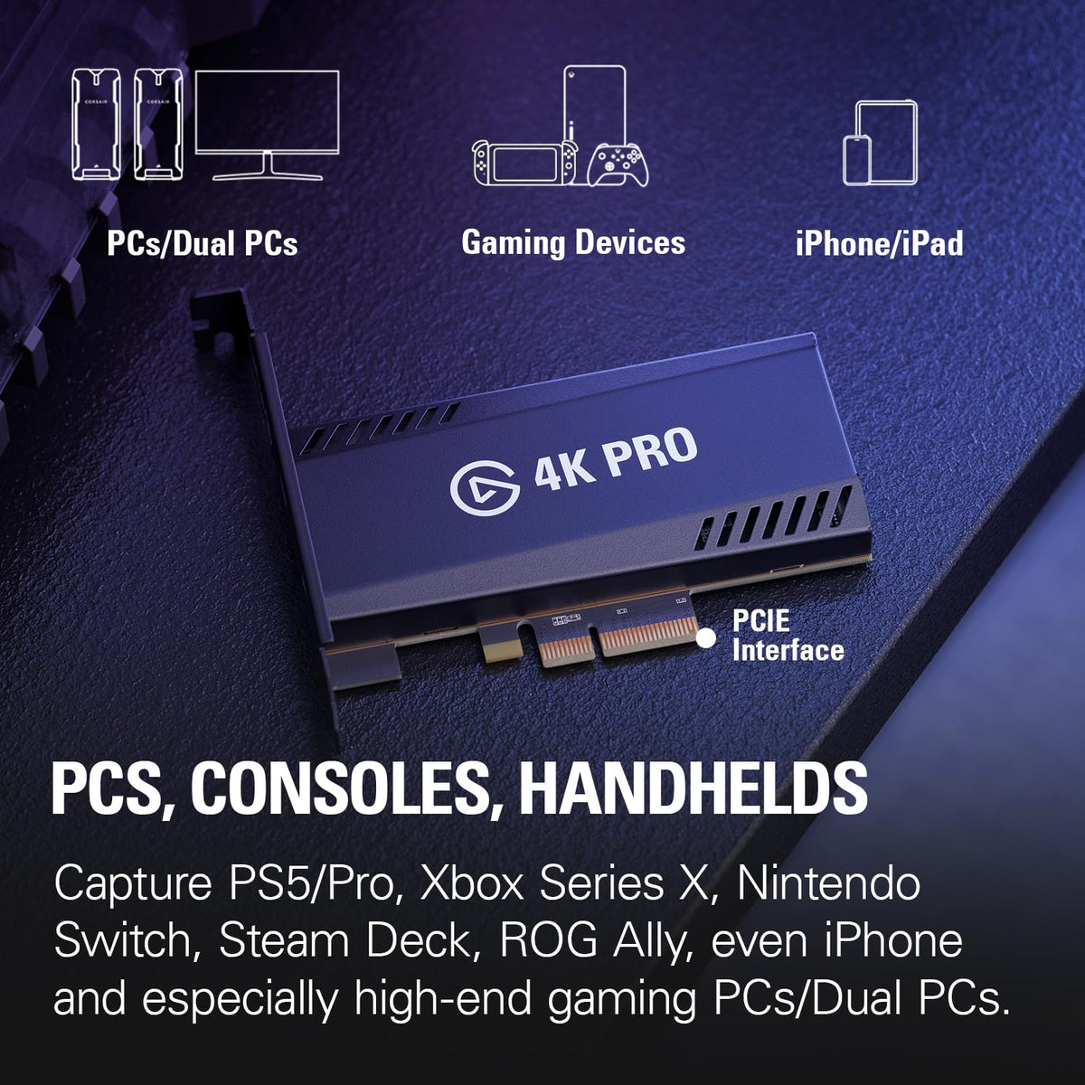 ELGATO 4K PRO 4K CAPTURE CARD FOR PC 10GBK9901 – TechCure India