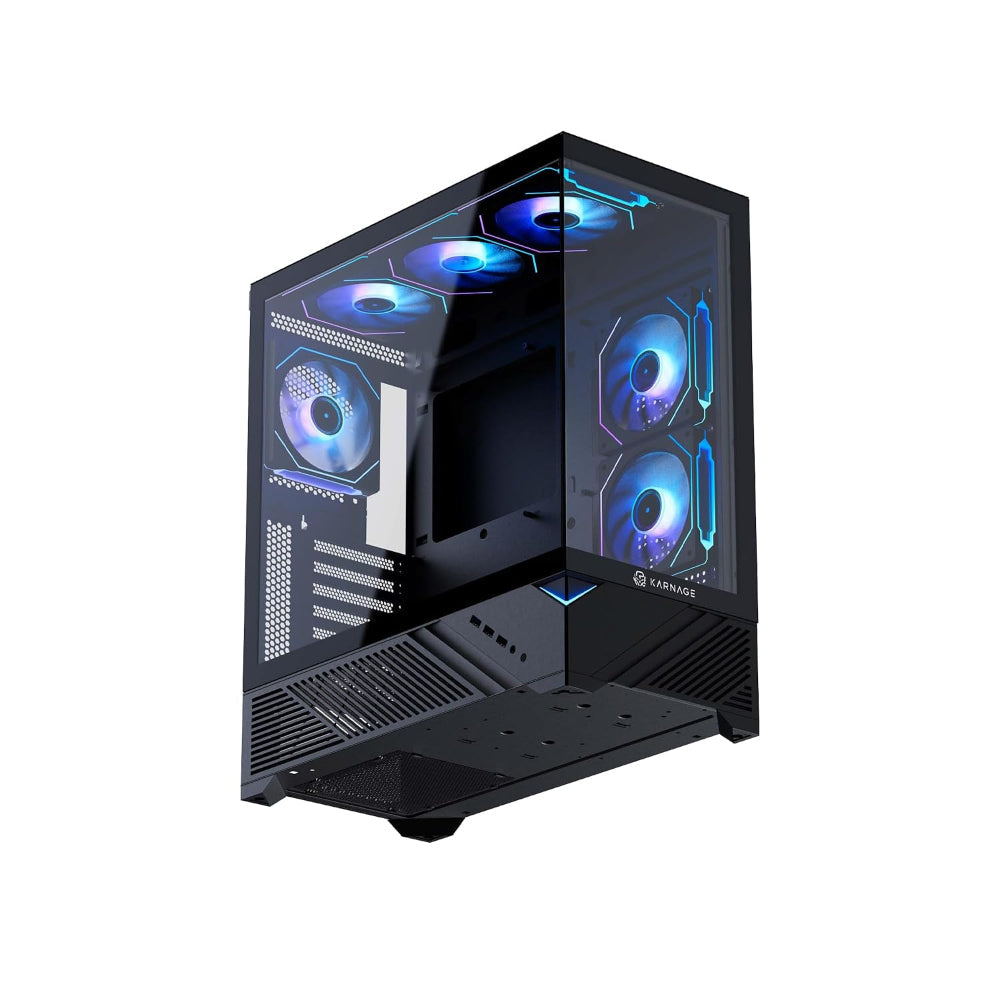 KARNAGE Archon ARGB ATX Mid Tower Cabinet ( Black ) – TechCure India
