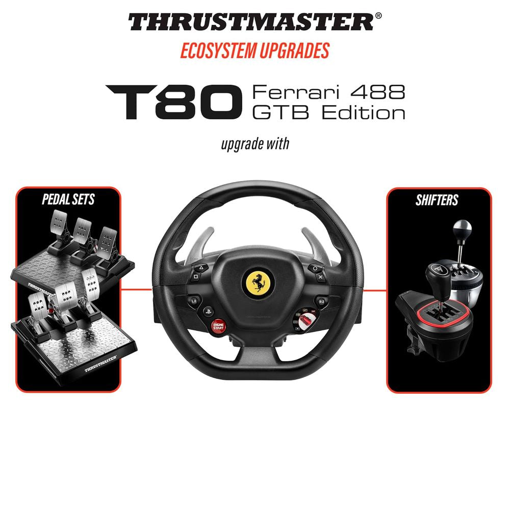 THRUSTMASTER T80 Ferrari 488 Gtb Rw PlayStation 4 PS5 & PC - 2